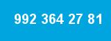 992 364 27 81